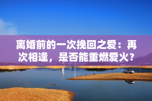 离婚前的一次挽回之爱:再次相逢,是否能重燃爱火? 离婚前的一次挽回之爱:再次相逢,是否能重燃爱火?