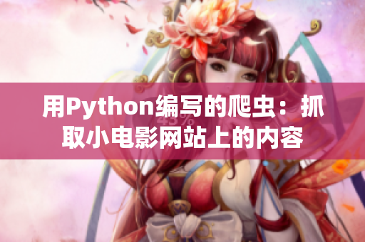 用Python编写的爬虫：抓取小电影网站上的内容