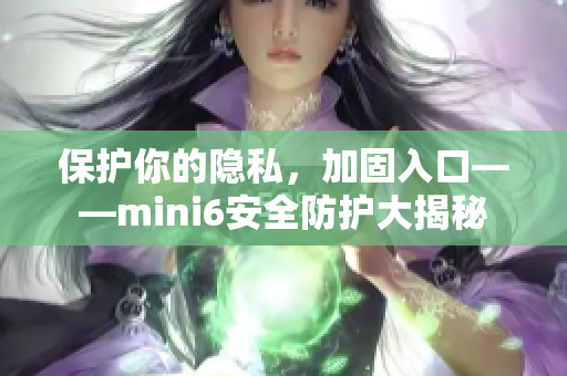 保护你的隐私,加固入口——mini6安全防护大揭秘 保护你的隐私,加固入口——mini6安全防护大揭秘
