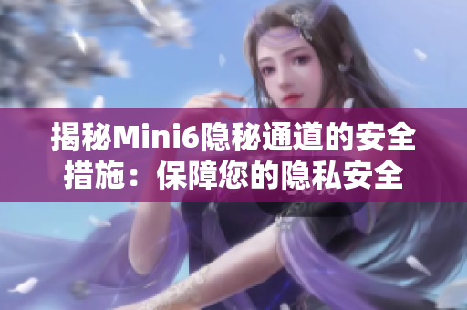 揭秘Mini6隐秘通道的安全措施:保障您的隐私安全 揭秘Mini6隐秘通道的安全措施:保障您的隐私安全