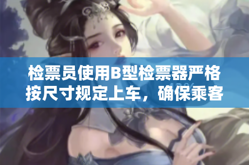 检票员使用B型检票器严格按尺寸规定上车，确保乘客安全舒适