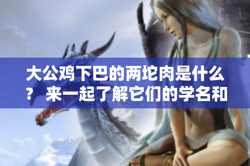 大公鸡下巴的两坨肉是什么? 来一起了解它们的学名和功能吧! 大公鸡下巴的两坨肉是什么? 来一起了解它们的学名和功能吧!
