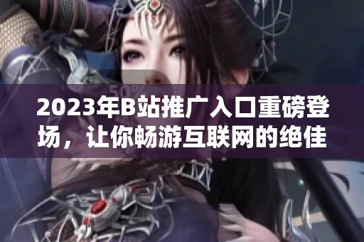 2023年B站推广入口重磅登场,让你畅游互联网的绝佳通道 2023年B站推广入口重磅登场,让你畅游互联网的绝佳通道