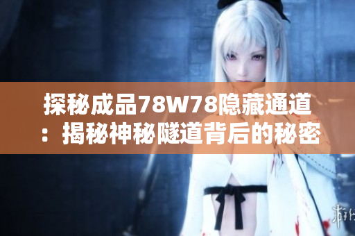 探秘成品78W78隐藏通道:揭秘神秘隧道背后的秘密 探秘成品78W78隐藏通道:揭秘神秘隧道背后的秘密
